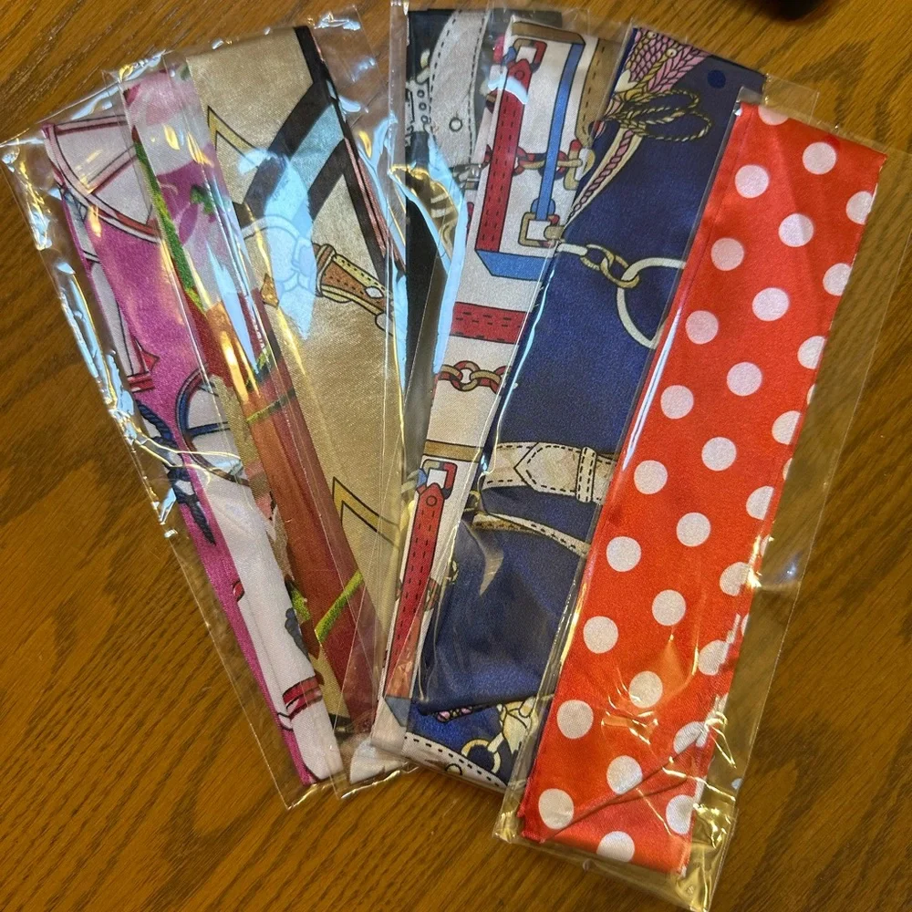 Colorful Patterned handbag scarfs - Picture 1 of 1